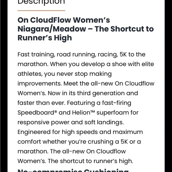 On Cloudflow Women Niagara Meadow Athletic Sneakers High Performance Sz 8.5 NIB - Picture 11 of 13